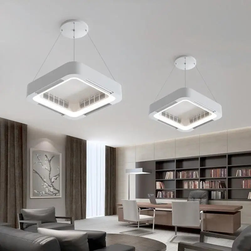 DecorBites™ Bladeless Ceiling Fan Light Remote Control LED Circulator for Bedroom Living Room