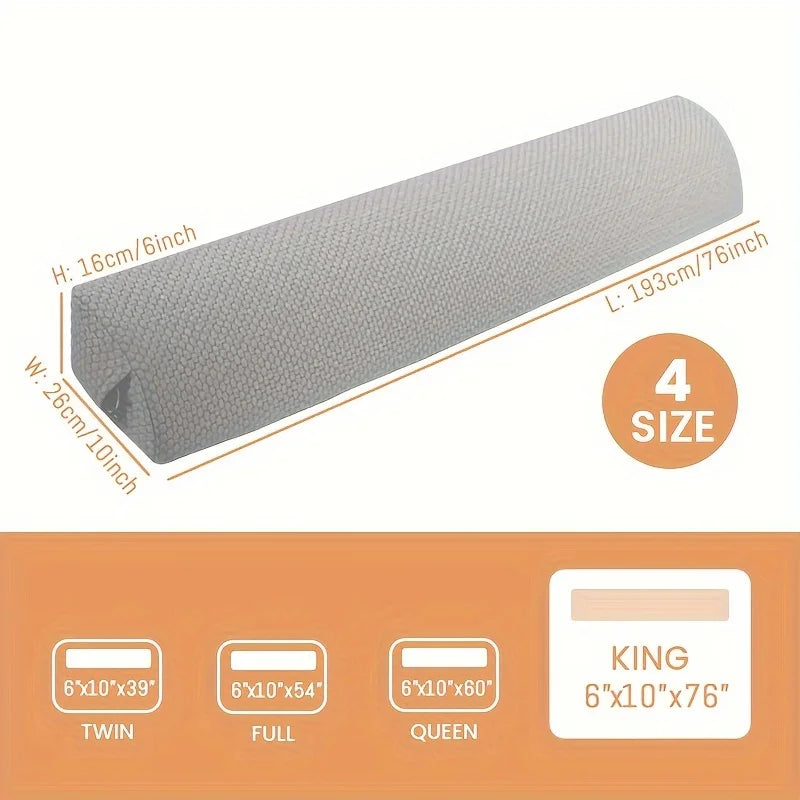 DecorBites™ Headboard Pillow Wedge for Mattress Gap Filler and Comfort - Bed Support