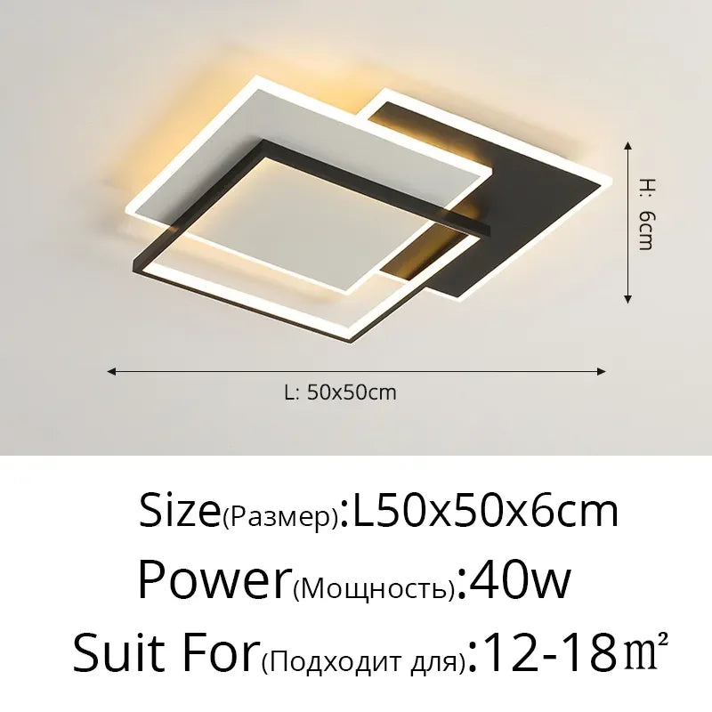 DecorBites™ LED Chandelier: Modern Dimming Lights for Home Living Dining Kitchen Bedroom Hall Lighting