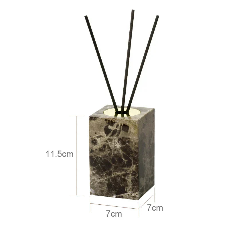 DecorBites™ Emperador Dark Marble Bathroom Set with Luxury Accessories