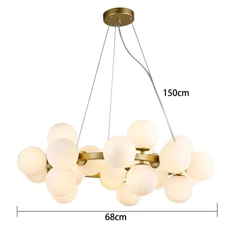 DecorBites™ LED Pendant Light Chandeliers for Modern Home Decor Living Room Dining Room Lighting