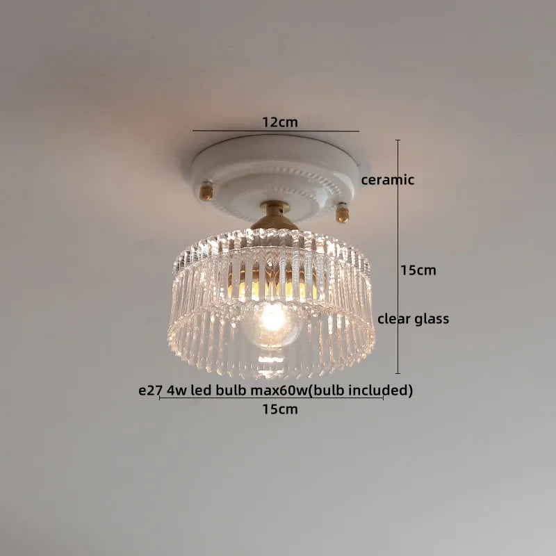 DecorBites™ Ceramic LED Ceiling Light for Modern Home Decor & Lighting