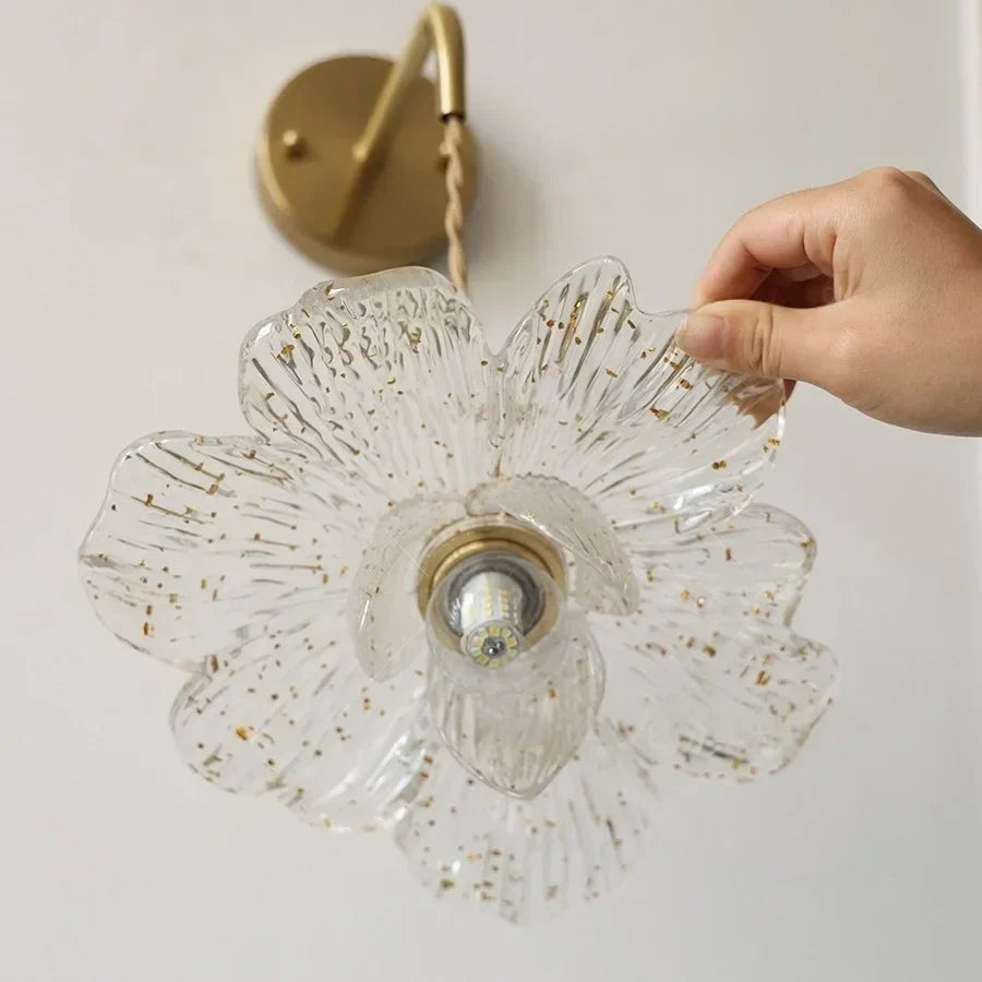 DecorBites™ Copper Adjustable LED Wall Light with Pull Chain Switch