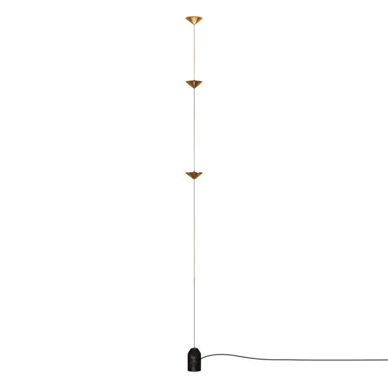 DecorBites™ Cone Design Art Iron Hanging Cable Floor Lamp