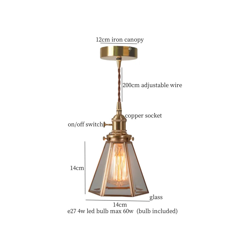 DecorBites™ Bubble Glass LED Hanging Light Minimalism Pendant Lamps