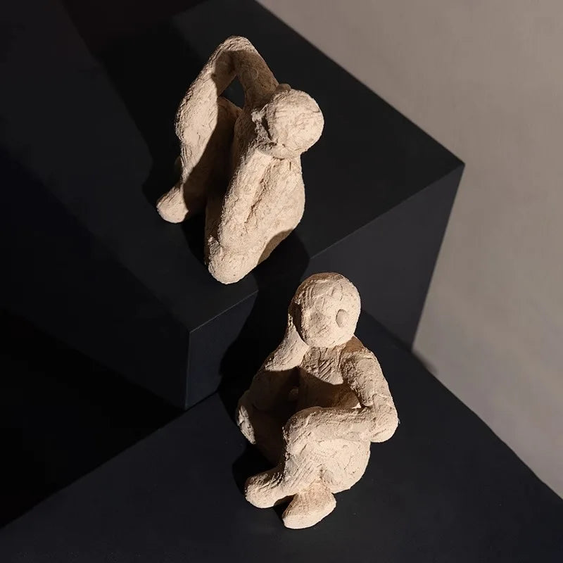 DecorBites™ Abstract Resin Figurine Sculpture Handicrafts Decorative Ornaments