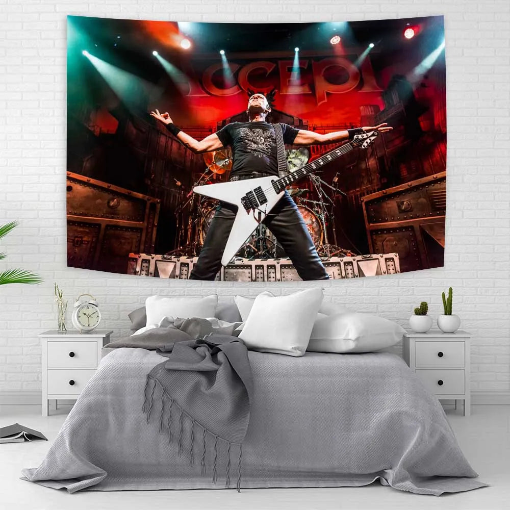 DecorBites™ Band Tapestry Flag Rock Pop Album Cover Art for Interior Decor