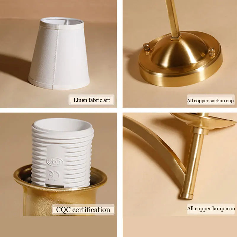DecorBites™ Copper Wall Lamp for Living Room, Bedroom, Balcony - Elegant & Durable Lighting