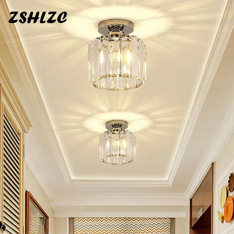 DecorBites™ Crystal LED Chandelier Ceiling Light for Home Decor & Lighting in Various Rooms
