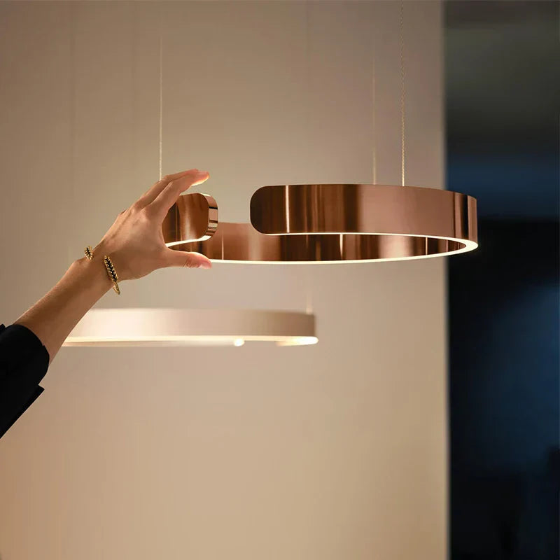 DecorBites™ LED Chandelier: Modern Indoor Lighting for Bedroom, Living Room, Study Hall
