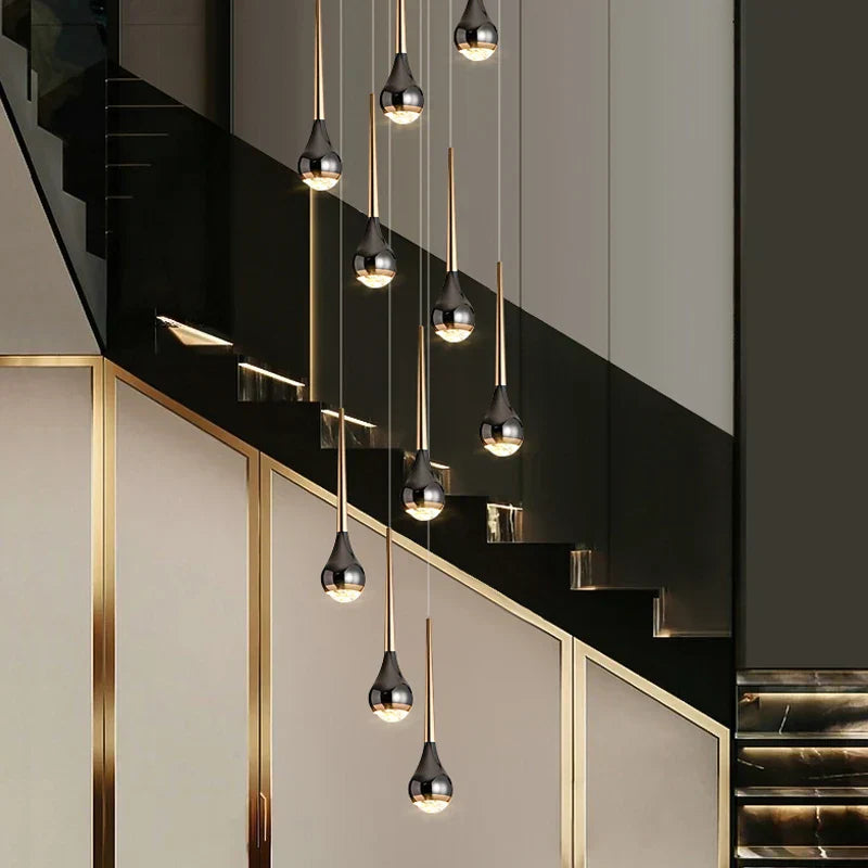 DecorBites™ Luxe Loft Chandelier: Nordic Modern Style for Living Room, Hotel, or Apartment