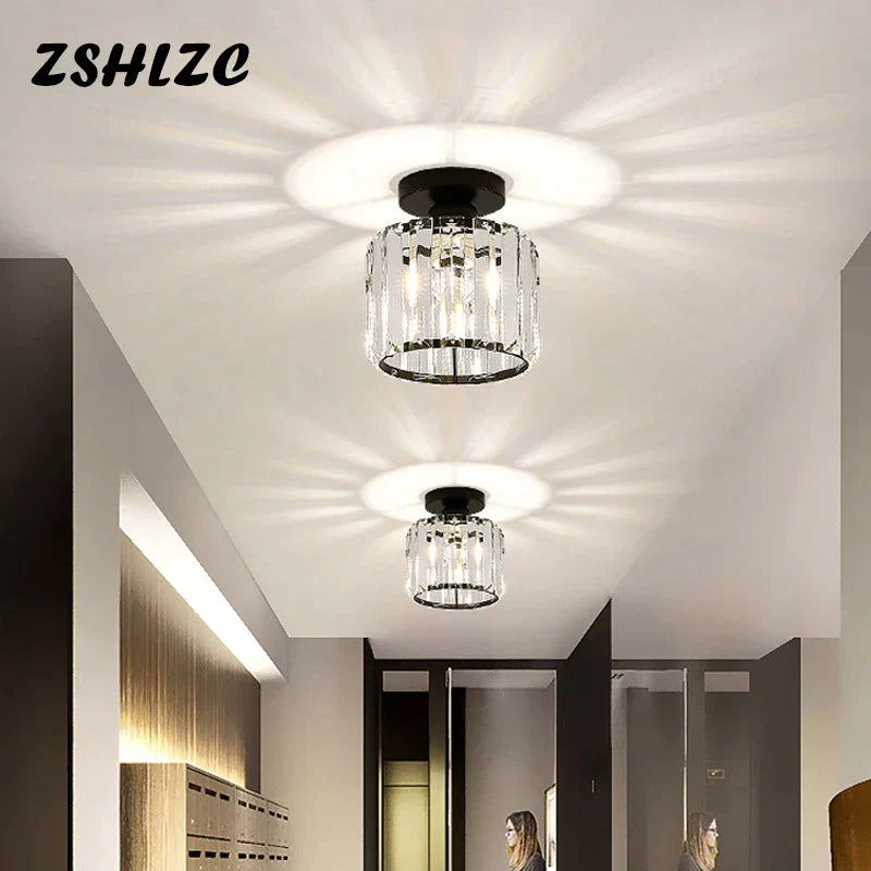 DecorBites™ Crystal LED Chandelier Ceiling Light for Home Decor & Lighting in Various Rooms