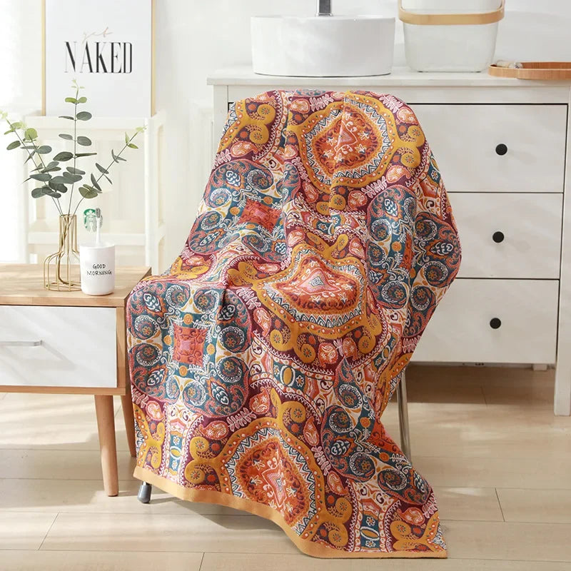 DecorBites™ Cotton Bath Towel - Soft & Absorbent 80x160cm - Large & Luxurious