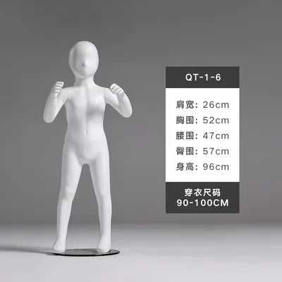 DecorBites™ Kids Full Body Mannequins for Children's Clothing Store - Child Display Stands