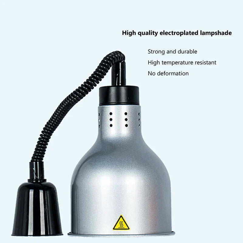 DecorBites™ Electric Telescopic Food Heat Lamp for Kitchen Fixtures & Restaurants