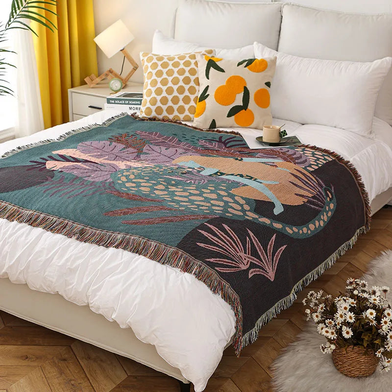DecorBites™ Leopard Print Throw Blanket