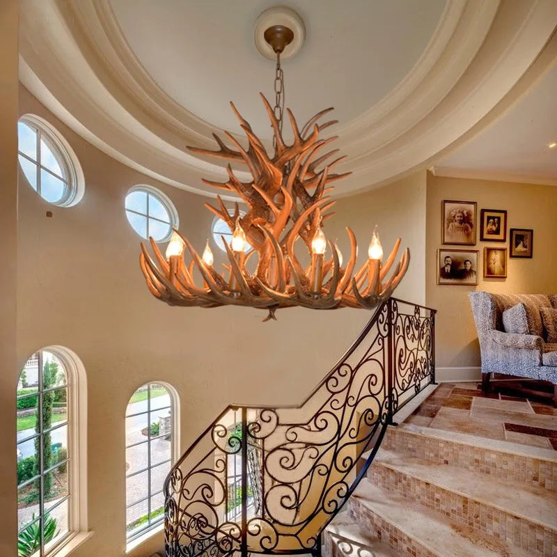 DecorBites™ Antler Pendant Chandelier for Home Decor and Lighting Fixtures