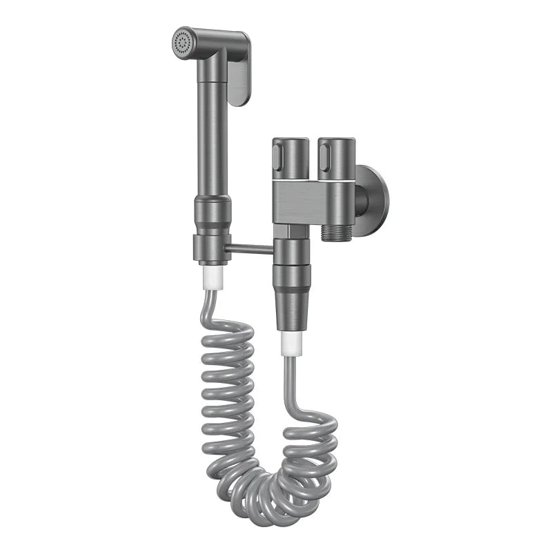 DecorBites™ Brass Bidet Set with High Pressure Gun for Wall Mounted Toilets