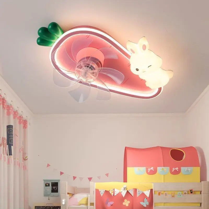 DecorBites™ Girls Bedroom 360 Fan Light - 2024 New Design