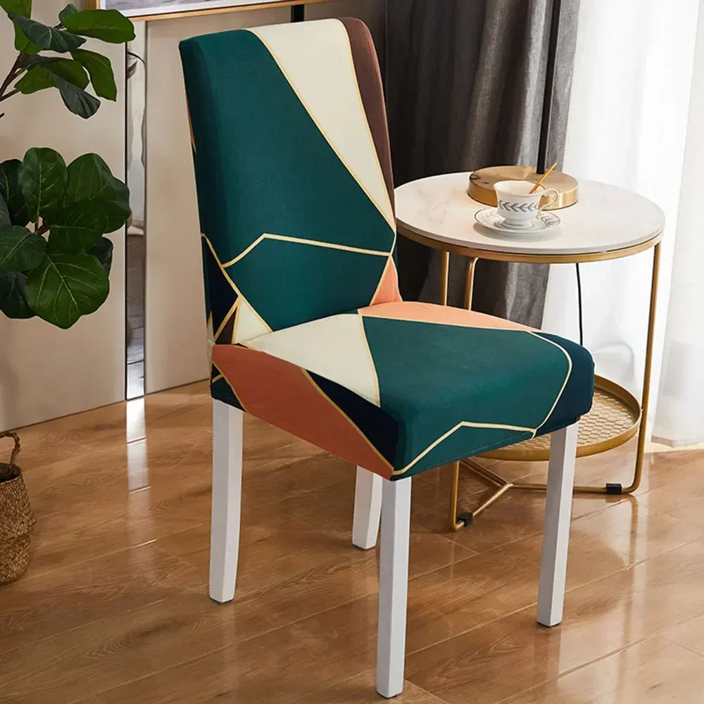 DecorBites™ Bohemian Mandala Stretch Chair Cover Slipcovers - Elastic Seat Case for Banquets