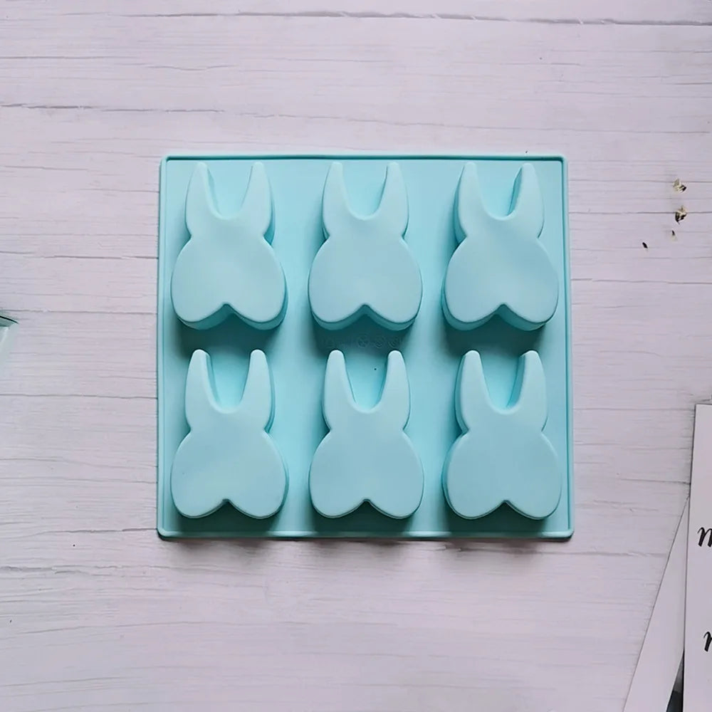 DecorBites™ 6 Hole Tooth Silicone Mold 3D Cake Biscuit Candy Ice Cube Bakeware