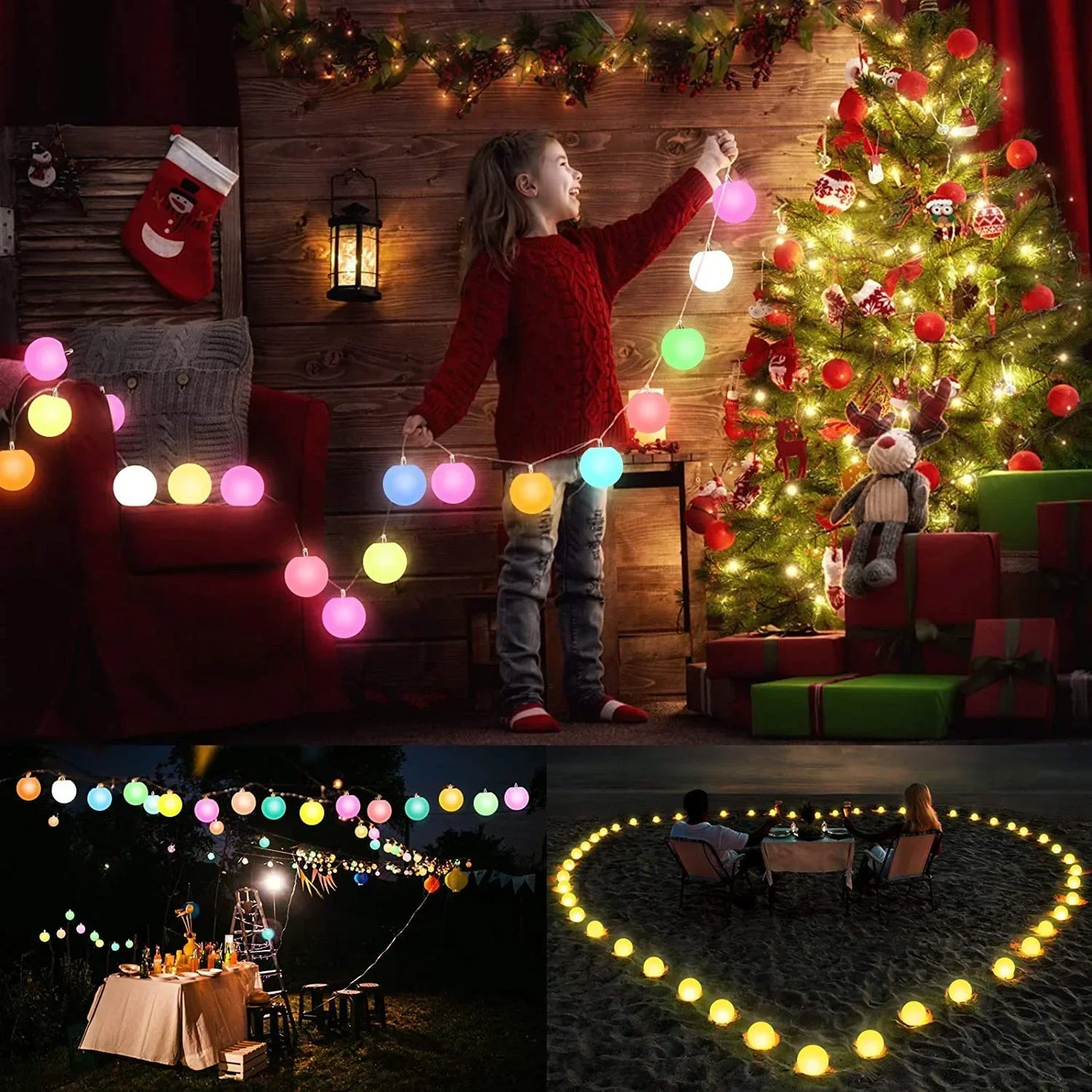 DecorBites™ LED Pool Ball Light - Colorful Remote Control Floating Night Lamp
