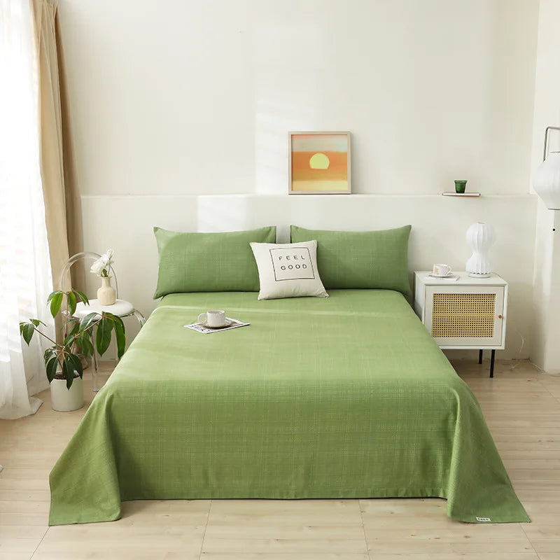 DecorBites™ Cartoon Printed Cotton Bedspread | Queen King | Durable Coarse Cloth | All Seasons