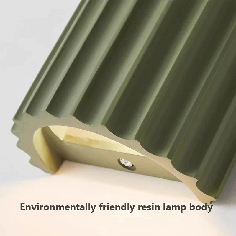 DecorBites™ LED Resin Wall Sconces Minimalist Illumination for Entryway Living Bedroom