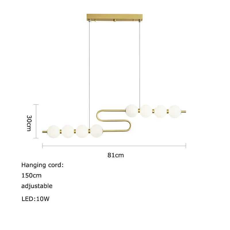 DecorBites™ LED Chandelier Necklace Lighting for Dinning Room