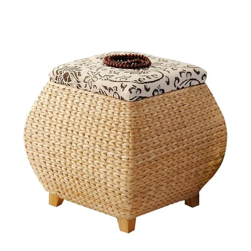 DecorBites™ 3-in-1 Storage Stool: Footrest, Shoe Organizer, and Convenient Seat