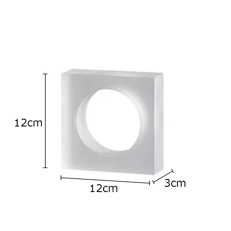 DecorBites™ Geometric Crystal Arch Glass Sculpture Desk Decoration Ornament