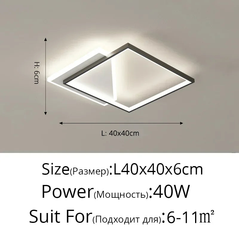 DecorBites™ LED Ceiling Lights for Home Decor Luster Indoor Lighting