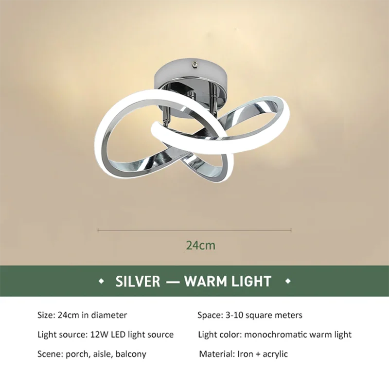 DecorBites™ LED Ceiling Lights - Modern Minimalist Lamps for Living Room Balcony Staircase