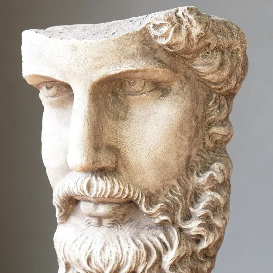 DecorBites™ Abstract David Face Resin Sculpture for Home Decor