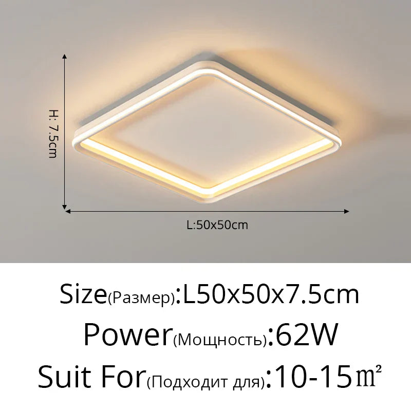 DecorBites™ LED Chandelier Modern Minimalist Indoor Lighting for Living Room, Bedroom, Dining Room