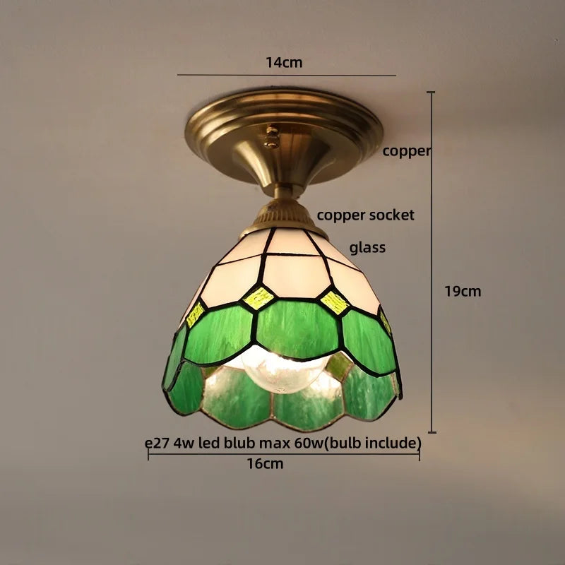 DecorBites™ Glass Flower LED Ceiling Lights - Modern Nordic Canopy Lamparas Techo