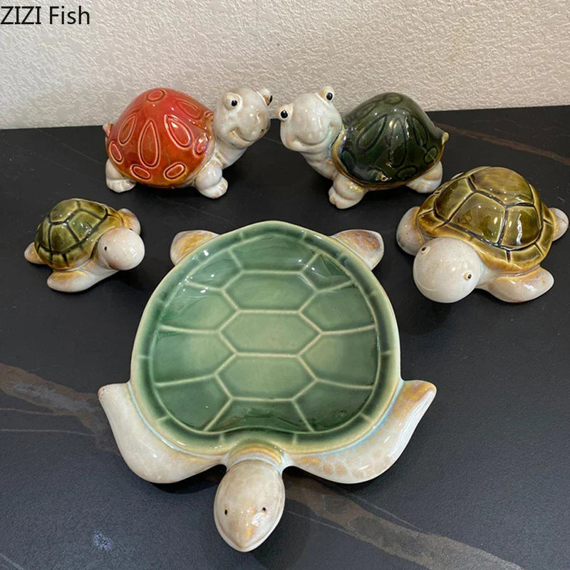 DecorBites™ Little Turtle Statue Desk Decoration Creative Ornaments Room Decor