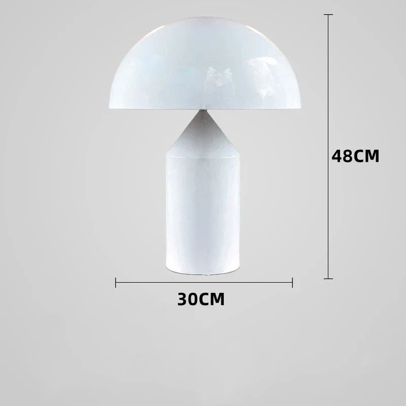 DecorBites™ Golden Mushroom LED Desk Lamp for Home Decoration & Reading