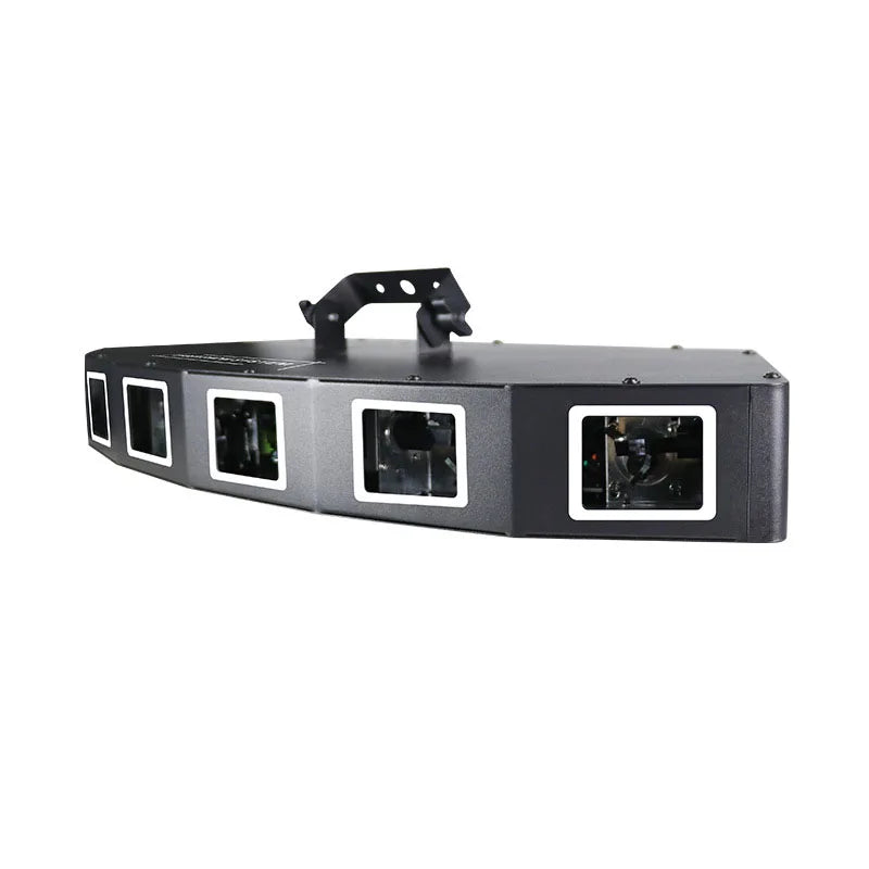 DecorBites™ 6-Lens RGB Scanning Laser Projector for Disco DJ Party and Dance Floor