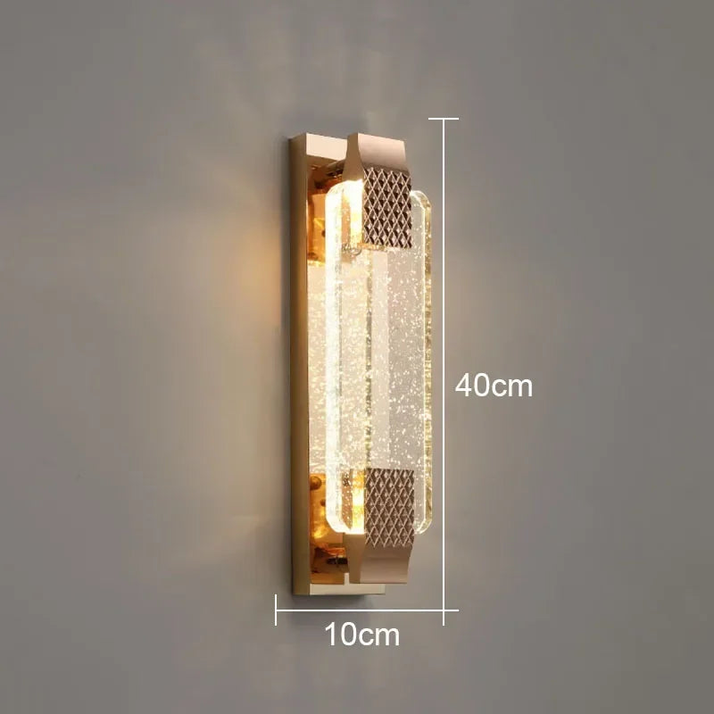 DecorBites™ Crystal Bubble Wall Lights - Elegant Living Room Bedroom Decor Wall Sconces