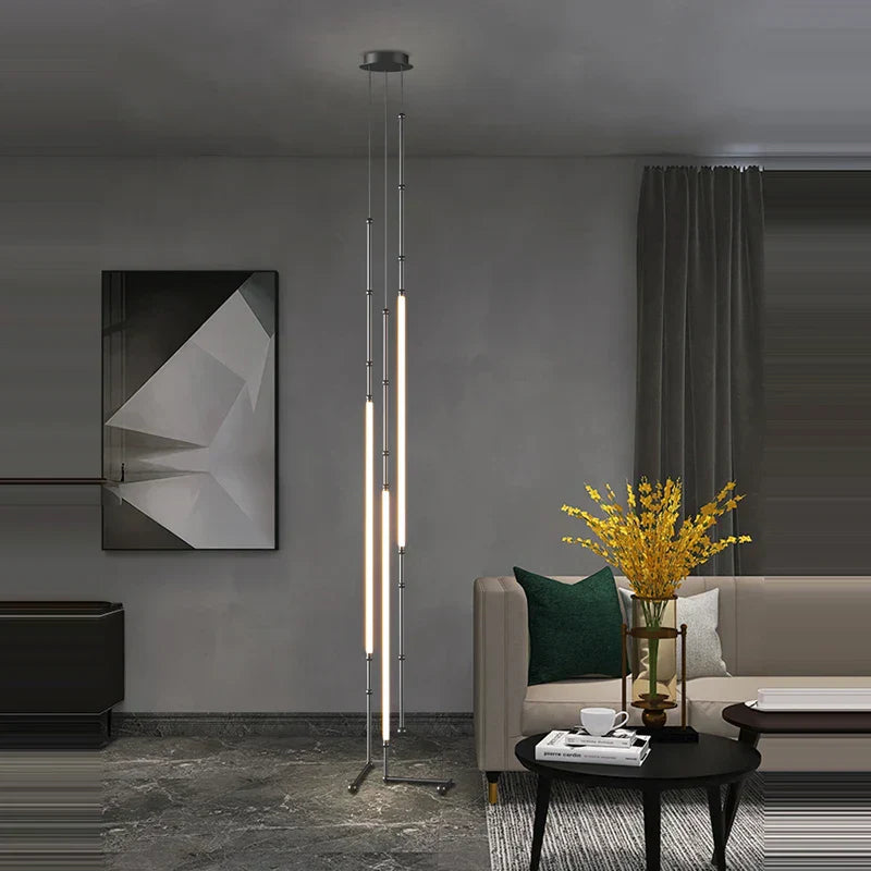 DecorBites™ Art Deco Gold Black LED Designer Pendant Light for Dinning Room