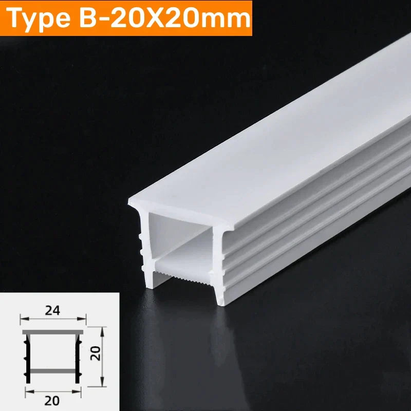 DecorBites™ Black Silicone Tube LED Neon Light for Outdoor Flexible Strip Lights
