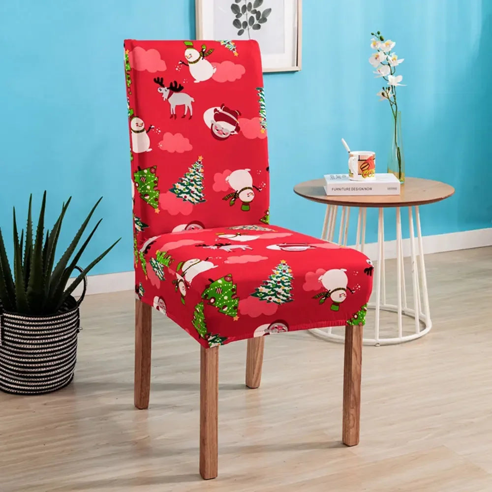 DecorBites™ Bohemian Mandala Stretch Chair Cover Slipcovers - Elastic Seat Case for Banquets