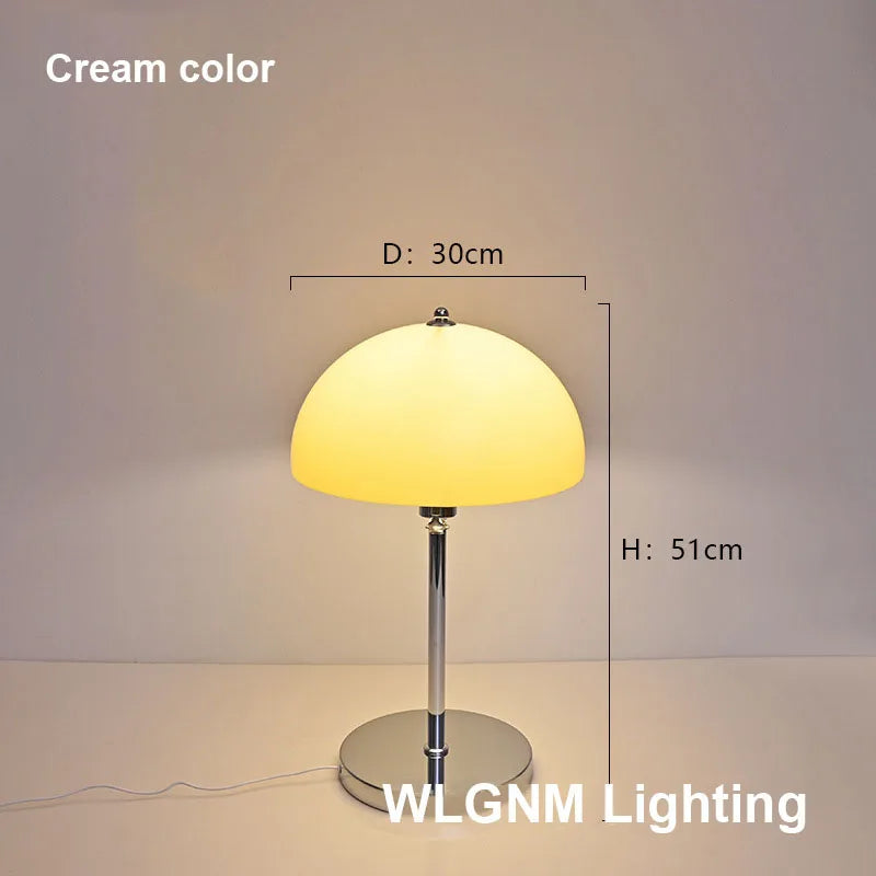 DecorBites™ Bauhaus Mushroom Table Lamp, Modern Acrylic LED Night Light