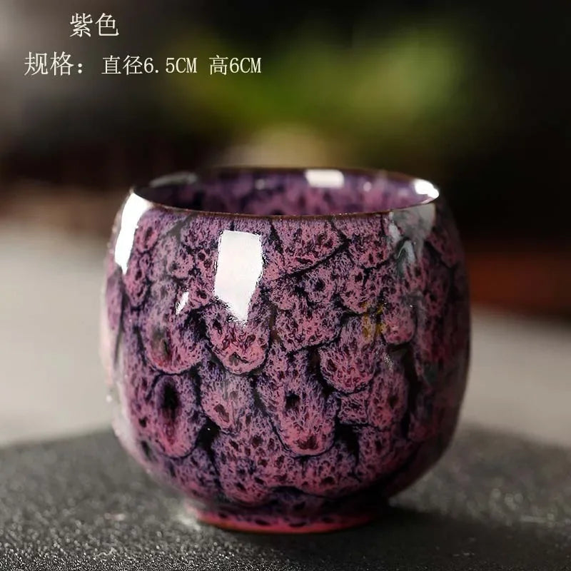 DecorBites™ Ceramic Kung Fu Tea Cup Set - Handcrafted Porcelain Drinkware for Coffee and Wine