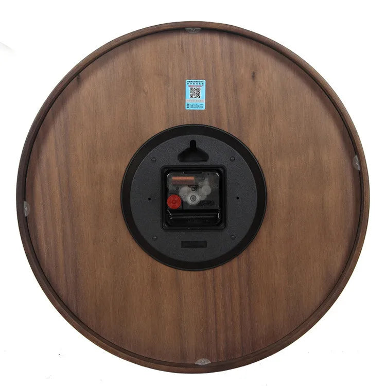 DecorBites™ Bamboo Wall Clock Modern Design Living Room Decor Timepiece