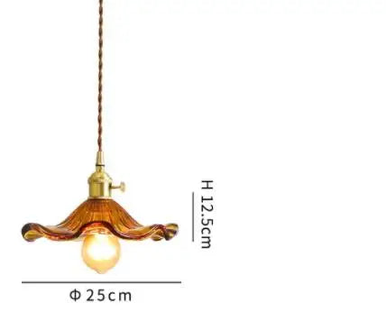DecorBites™ Blue Glass Pendant Lights - Bedroom Dinning Living Room Fixtures