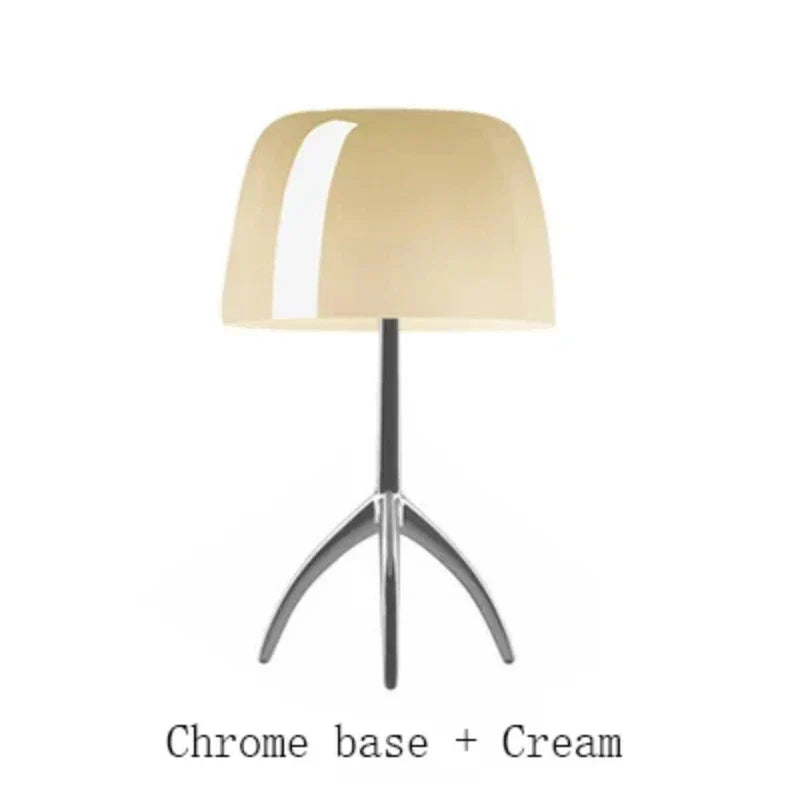 DecorBites™ Lumiere Table Lamp: Modern LED Glass Bedside Lamp for Bedroom Living Room