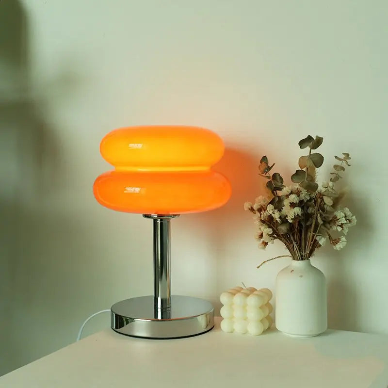 DecorBites™ Bauhaus Glass Table Lamp | Modern Desktop Decoration for Home, Bedroom, Living Room