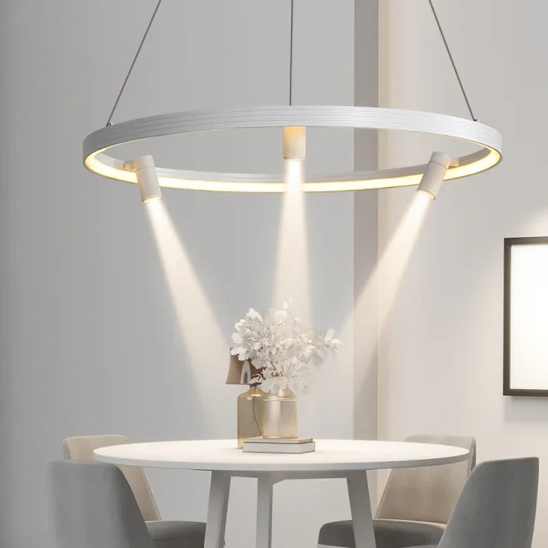 DecorBites™ Black Round Combo Chandelier: Stylish Lighting for Home, Living Room, Bedroom, Dining Table